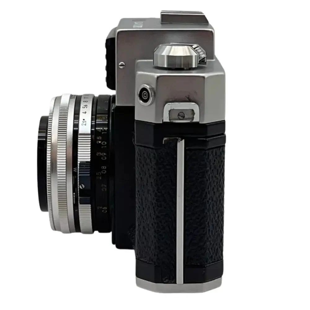 Nikkorex 35 Leaf Shutter SLR Film Camera w/ Nikkor-Q 50mm f/2.5 Lens – VTG Japan
